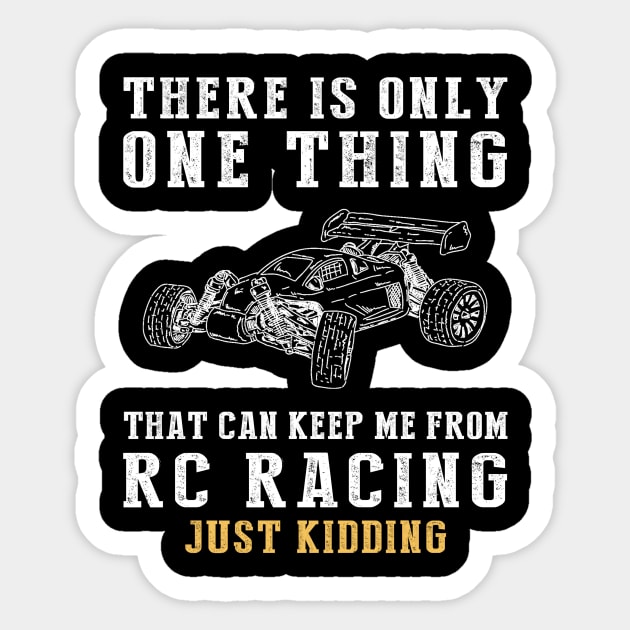 Revving Up Laughter - RC Car Fun with a Twist! Sticker by MKGift